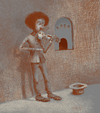 Cartoon: Violin (small) by Wiejacki tagged violin,education,boy,school,schule,music,art,young,musician,fiddle,fiddler,money
