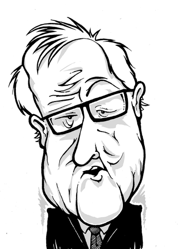 Cartoon: Rainer Brüderle (medium) by derMattes tagged brüderle,rainer,atom,atompolitik,moratorim,bdi