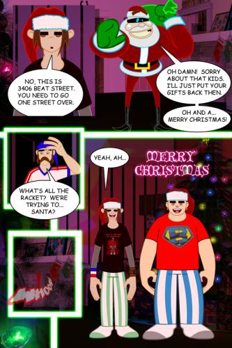 Cartoon: Santa 4 (medium) by Jo-Rel tagged dirtbagtoons