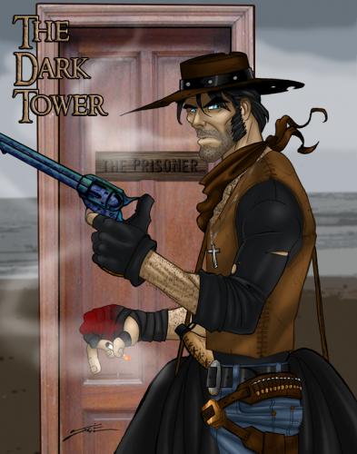 Cartoon: the Gunslinger (medium) by Jo-Rel tagged dark,tower