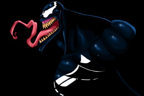 Cartoon: Venom (medium) by Jo-Rel tagged dirtbagtoons