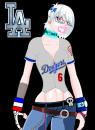 Cartoon: Kay Dodger fan (small) by Jo-Rel tagged goth,chick