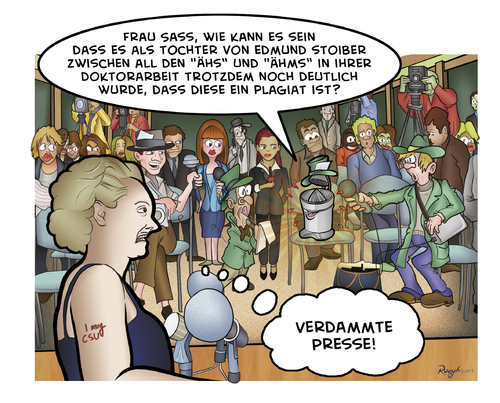 Cartoon: Die Presse 14 (medium) by Die Presse tagged pressekonferenz
