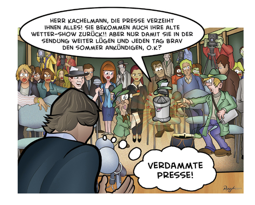 Cartoon: Die Presse 26 (medium) by Die Presse tagged pressekonferenz