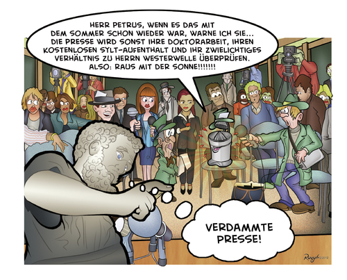 Cartoon: Die Presse 64 (medium) by Die Presse tagged pressekonferenz