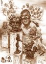 Cartoon: Dr.Laslo Csiky carica.sculpturer (small) by Tonio tagged caricature after photo sculpture portrait