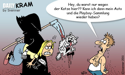 Cartoon: Deal mit dem Sensenmann (medium) by svenner tagged daily,sensenmann,tod,deal