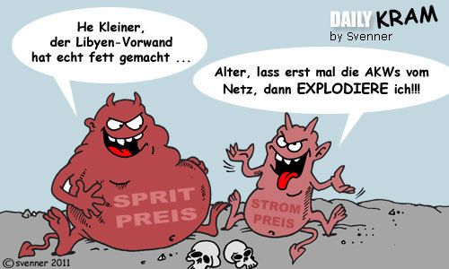 Cartoon: Strompreis ahoi (medium) by svenner tagged akw,daily,strom,strompreis