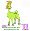 Cartoon: H-Milch von gesunden Kühen (small) by Nk tagged kuh,cow,milk,milch,gen,gene