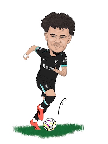 Cartoon: Diaz Liverpool Cartoon (medium) by Vandersart tagged diaz,liverpool