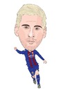 Cartoon: Messi (small) by Vandersart tagged messi,barcelona,cartoons,caricatures