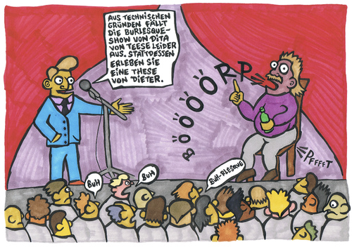 Cartoon: Dieter (medium) by meikel neid tagged dita,von,teese,dieter,burlesque,tanz,erotik