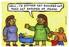 Cartoon: knocked out - knocked up (small) by meikel neid tagged schwanger,pregnant,schwangerschaft,kinder