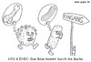 Cartoon: Das Böse kommt durch die Gurke (small) by TDT tagged ehec,hus,gurke,hiv,aids,krankheit,infektion,viren,bakterien,ansteckung