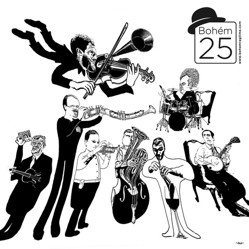 Cartoon: Bohem Ragtime Jazzband (medium) by zu tagged jazzband,bohem,ragtime