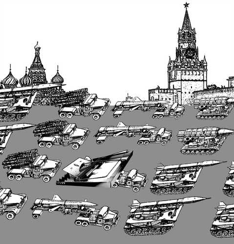 Cartoon: Parade (medium) by zu tagged moscow,parade,army,mousetrap
