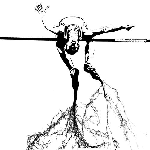 Cartoon: Roots (medium) by zu tagged root,high,jump