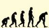 Cartoon: Evolution (small) by zu tagged evolution,darwin