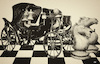 Cartoon: Landau (small) by zu tagged landau,chariot,chess,horses
