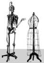 Cartoon: wires (small) by zu tagged wire,skeleton