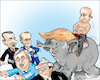 Cartoon: The elephant in the room (small) by jeander tagged trump eu press media us nato un