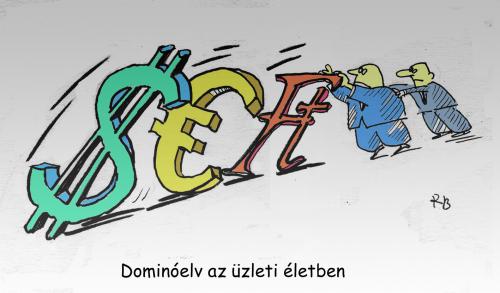 Cartoon: domino (medium) by rakbela tagged rb,business,seft,domino,crisis,money