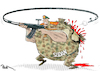 Cartoon: The art of self-destruction (small) by Popa tagged sudan,unrest,conflict,warlords
