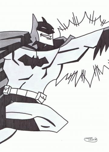 Cartoon: Batman 4 (medium) by spotty tagged batman