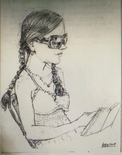 Cartoon: nice ladye (medium) by GOYET tagged sketh,studio,live,nice,ladye,womed,erotic