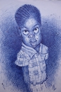 Cartoon: MACUMBA FROM SENEGAL (small) by GOYET tagged senegal,kit,girl,cartoon