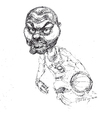 Cartoon: Tony Parker (small) by ylli haruni tagged basketball player san antonio spurs nba playoffs 2014