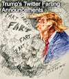 Cartoon: Trump-s Farting Announcements (small) by ylli haruni tagged trump donald election presidential