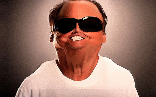 Cartoon: Jack Nicholson (medium) by hakanipek tagged movie,artist,actor