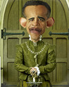 Cartoon: Barack Obama (small) by hakanipek tagged famous,people