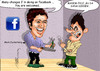 Cartoon: Facebook (small) by hakanipek tagged facebook,zuckerberg,tease