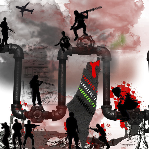 Cartoon: Palestine War (medium) by nayar tagged war,palestine,map,solider,inaq,jass