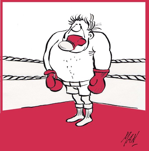 Cartoon: BOXE Olimpiadi Londra 2012 (medium) by Enzo Maneglia Man tagged boxe,olimpiadi,londra,2012