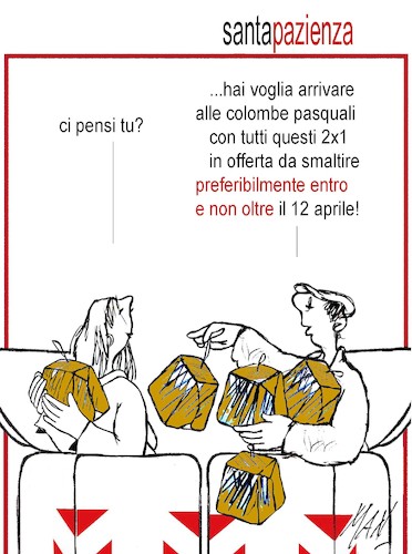 Cartoon: Bulumia post natalizia (medium) by Enzo Maneglia Man tagged vignette,umorismo,grafico,panettoni,natalizi,fighillearte,piccolomuseo,di,fighille,it,maneglia,man