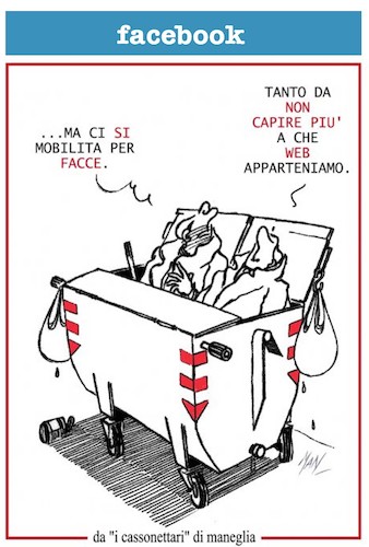 Cartoon: cassonettari (medium) by Enzo Maneglia Man tagged cassonettari
