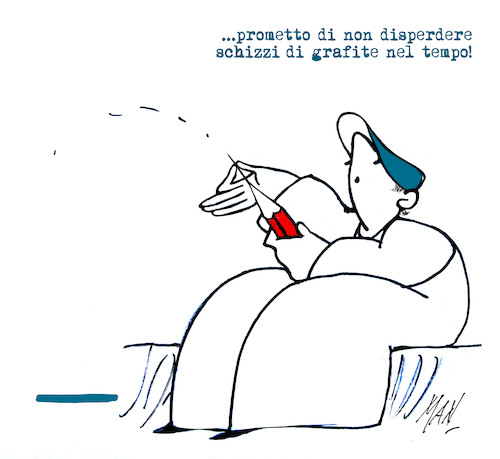 Cartoon: giuramenti (medium) by Enzo Maneglia Man tagged vignette,umorismo,grafico,illustrazioni