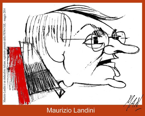 Cartoon: Landini Maurizio (medium) by Enzo Maneglia Man tagged maneglia,sindacalista,landini,maurizio,caricatura,man