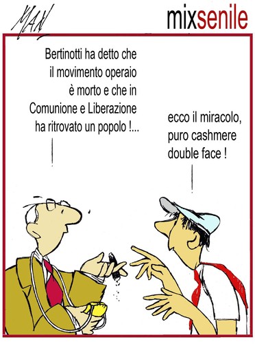 Cartoon: mix senile (medium) by Enzo Maneglia Man tagged fighillearte,maneglia,man,cassonettari