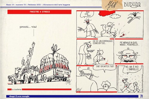 Cartoon: Pagine Buduar (medium) by Enzo Maneglia Man tagged vignette,uorismo,grafico