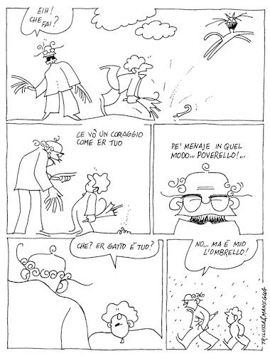 Cartoon: Trilussa (medium) by Enzo Maneglia Man tagged trilussa,illustrazioni,maneglia
