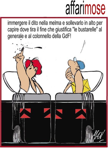 Cartoon: Venezia del Mose (medium) by Enzo Maneglia Man tagged cassonettari,man,maneglia,fighillearte