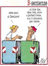 Cartoon: Berlusconi sentenze (small) by Enzo Maneglia Man tagged cassonettari,berlusconi,sentenze,man,maneglia,fighillearte