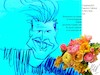 Cartoon: Francesco Gabbani (small) by Enzo Maneglia Man tagged caricatura,francesco,gabbani,cantautore,italiano,sanremo,2021,per,ornella,vanoni,di,enzo,manegia,man