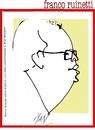 Cartoon: Franco Ruinetti (small) by Enzo Maneglia Man tagged caricatura,franco,ruinetti,critico,arte