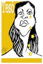 Cartoon: Giulia Sarti (small) by Enzo Maneglia Man tagged caricature,ritratti,personaggi,politici,pentastellati,m5s,giulia,sarti