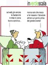 Cartoon: in verde scala (small) by Enzo Maneglia Man tagged cassonettari,man,maneglia,fighillearte